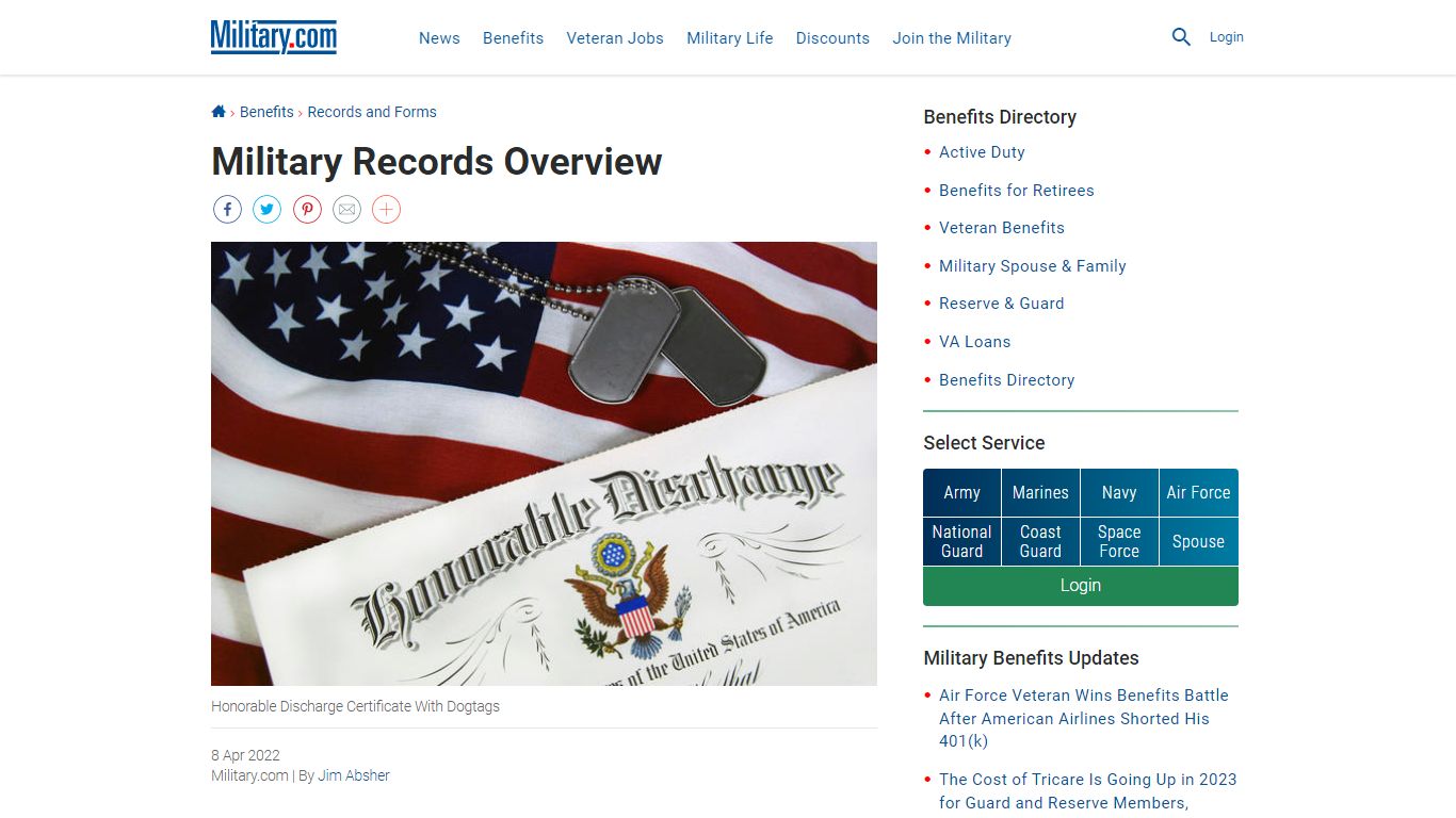 Military Records Overview | Military.com